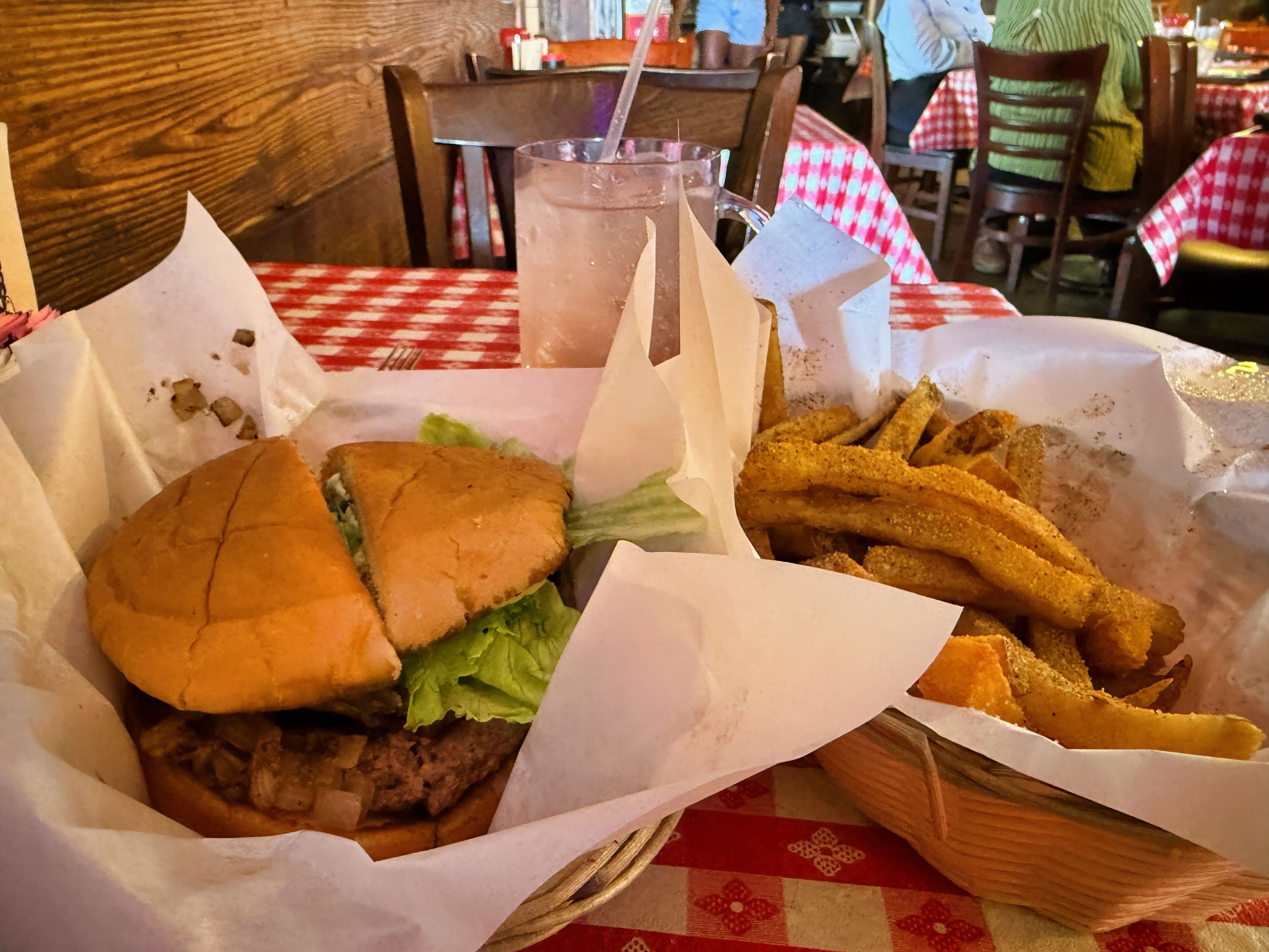 City Limits Old Fashioned Onion Burger and hand-cut fries — Sherman TX
